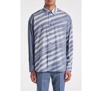 Paul Smith Mens S/c Oversized Shirt Light Blue Taglia: 17.5 | Camicie Business Outlet | Uomo | Blu