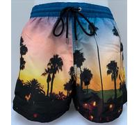 Paul Smith Pantaloncini da Nuoto - Nuovo con Etichetta Palma Albero Cielo Prezzo