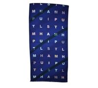 Paul Smith Sciarpa In Seta Con Lettere Doppio Lato Nuova Da Uomo RRP£190