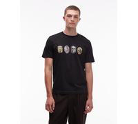 Paul Smith - T-shirt nera regular fit con logo-Nero 50