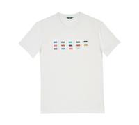 Paul Smith, ,Tops ,Uomo ,Bianco ,XL Lee Label Magliette Bianca in Cotone