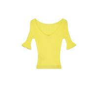 Paul Smith Womens Knitted Sweater Ss Scoop Neck Yellow Taglia: M | Maglioni a maglia Outlet | Donna | Giallo