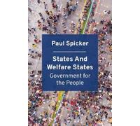 Paul Spicker States and Welfare States (Copertina rigida)