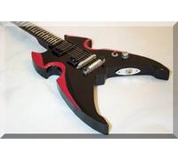 Paul Stanley miniatura mini Guitar Kiss Silverstone