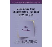 Paul Sugarman Comedies,The (Tascabile) Applause Shakespeare Monologue Series