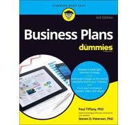 Paul Tiffany Steven D. Peterson Business Plans For Dummies (Tascabile)