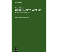 Paul Tillich Begegnungen (Copertina rigida)