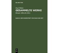 Paul Tillich Gesammelte Werke, Band 6, Der Widerstreit von Ra (Copertina rigida)