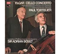 Paul Tortelier, Sir Adrian Boult, London Philharmonic Orchestra - Elgar: Cello Concerto, Introduction and Allgro For Strings, Serenade For Strings [LP]