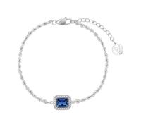 PAUL VALENTINE - Bracciale da Donna in Acciaio inox - Argentato - con Zircone - PV-B0009