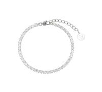 PAUL VALENTINE - Bracciale da Donna in Acciaio inox - Argentato - con Zircone - PV-B0023