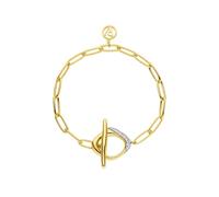 PAUL VALENTINE Crystal Galaxy - Bracciale da donna in argento sterling 925, con zirconi, 17 cm, chiusura a T, gioiello da donna, Mittelgroße, Argento sterling, Zirconia cubica