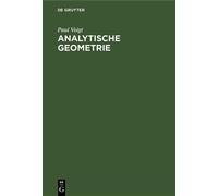 Paul Voigt Analytische Geometrie (Copertina rigida)