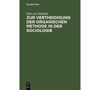 Paul Von Lilien Zur Vertheidigung Der Organischen Methode in (Copertina rigida)