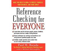 Paul W. Barada J. Michael McLaughli Reference Checking for Everyon (Tascabile)
