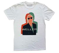 Paul Weller Illustration Offset White XL Maglietta