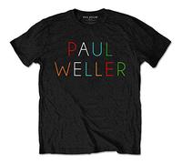 Paul Weller - T-Shirt # L Unisex Black # Multicolour Logo