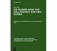 Paul Wirz Die materielle Kultur der Marind-anim (Copertina rigida)