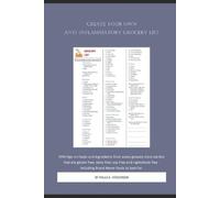 Paula C Henderson Creating Your Anti-Inflammatory Grocery List (Tascabile)