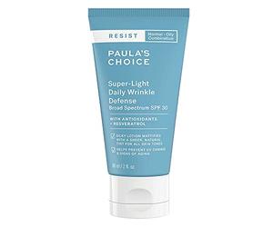 Paula's Choice RESIST Anti-Aging Crema Giorno SPF 30 - Minimizza le macchie cutanee e le macchie pigmentate - Combatte le Rughe - Ossido di Zinco - Pelli Miste o Grasse - 60m
