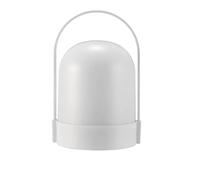 Pauleen 48252 - Lanterna a LED Mobile Shine Flame IP44, con timer incluso, 1 x 0,4 Watt, per esterni, in plastica, 1500 K, colore: Nero