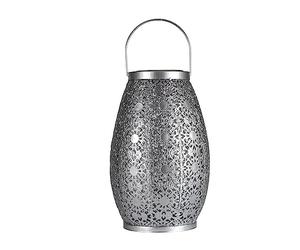 Pauleen 48295 Lanterna LED Sunshine Temptation 27,5 cm Argentato IP44 Lampada Solare 0.025 W, Argento