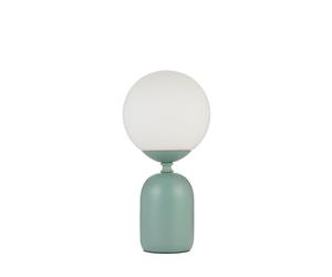 Pauleen 48327 Lampada da Tavolo Glowing Charm E14 Max 20W Verde, Bianco Ceramica