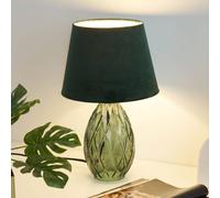 Pauleen Crystal Velvet da tavolo con base di vetro Pauleen