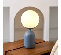 Pauleen Glowing Charm lampada da tavolo, base in ceramica blu Pauleen