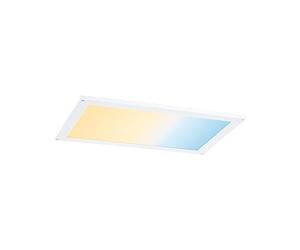 Pauleen Panel Paulmann 99951 Lampada per mobili LED Clever Connect Flad Tunable White 12V angolare incl. 1x6 Watt dimmerabile Bianco Opaco plastica 2700-6500K 6 W