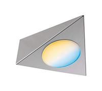 Paulmann 99958 Lampada per mobili LED Clever Connect Spot Trigo Tunable White 12V incl. 1x2,1 Watt dimmerabile Nichel Spazzolato Metallo 2700-6500K 2.1 W, Chrome Matt, Brushed nickel