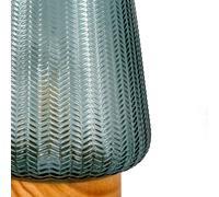Pauleen Pretty Glamour LED E27 turchese base legno Pauleen
