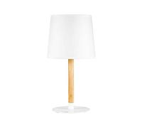 Pauleen Woody Cuddles 48103 Max. 20W E27 Lampada scandinava Bianco Luce da Tavolo 230V Legno/Tessuto