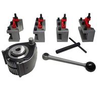 'paulimot cambio rapido di acciaio inox set di supporti per tornio, Sistema "Multifix, misura B