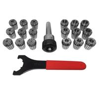 PAULIMOT Set di pinze ER32, 2-20 mm, MK3/M12, in valigetta in alluminio