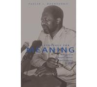 Paulin J. Hountondji The Struggle for Meaning (Tascabile)