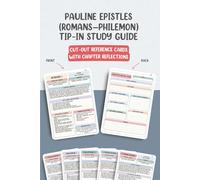 Pauline Epistles (Romans-Philemon) Chapter-by-Chapter Tip-In Bible Study Guide: Cut-Out Reference Cards with Chapter Reflections