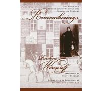 Pauline Wengeroff Rememberings (Tascabile)