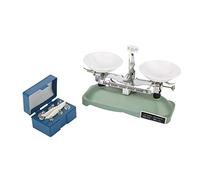 Paullice Bilancia Meccanica Bilancia-200g/0.2g Bilancia Meccanica con Vassoio con Pesi per Strumento Didattico di Laboratorio di Fisica Chimica