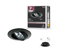 Paulmann 179.51 Faretti Ad Incasso Gu5.3, Nero