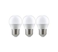 Paulmann 28579 Lampadina LED goccia 3 lampadine da 5,5 Watt opale lampadina a bulbo illuminazione 2700 K E27