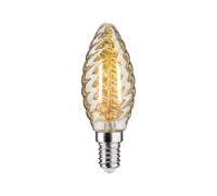 Paulmann 28708 Lampadina LED filamento a candela 2,6 Watt lampadina oro 2500 K luce oro E14