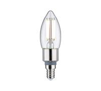Paulmann 28777 Lampadina LED a filamento candela Dim to warm lampadina dimmerabile da 5 Watt chiaro luce efficiente luce oro e bianco caldo 1800-3000K E14