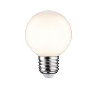 Paulmann 28990 Lampadina LED a filamento Globe 230V G60 E27 7W 230V 780lm dimmerabile 60mm opale vetro 2700K - bianco caldo