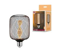 PLM 29083 - Lampada a LED a spirale glow metallica E27, 4,2 W, 200 lm, 1800