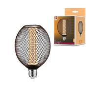 Paulmann LED MetallicGlow Globe LED a spirale E27 nero Paulmann