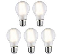 Paulmann 29090 Lampadine LED 5-Pack E27 7W 2700K Luce Bianca Calda
