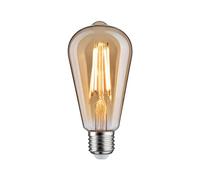 Paulmann 29188 1879 Lampadina a filamento 230V 3-Step-Dim lampadina LED ampolla Rustika E27 3 Step Dim 470lm 6W 1800K dimmerabile dorato
