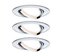 PLM 93488 - Lampada da incasso Nova Coin, 3x6 W, 2700 K, 50°, rotonda, dimme