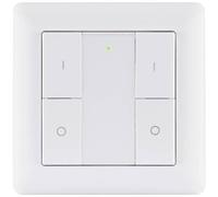 Paulmann 50134 SH ZB Wandtaster Doppelwippe On/Off/Dimm Home Interruttore sen